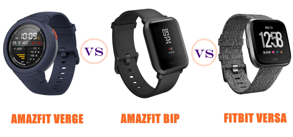 amazfit bip vs fitbit
