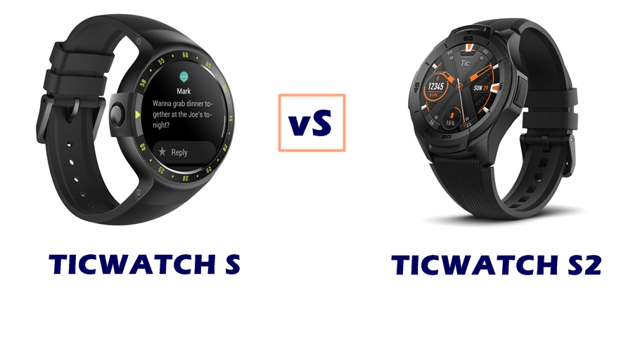 ticwatch s vs s2 compared