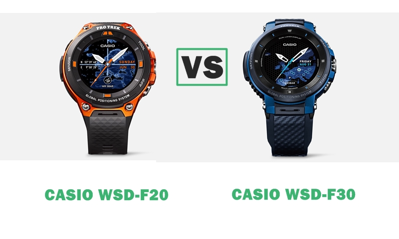 casio wsd-f20 vs wsd-f30 compared