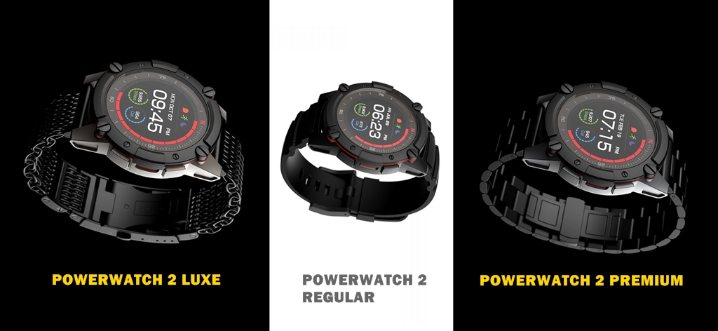 powerwatch 2 vs powerwatch 2 premium vs powerwatch 2 luxe