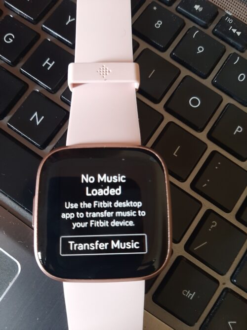how to transfer music to fitbit versa 2
