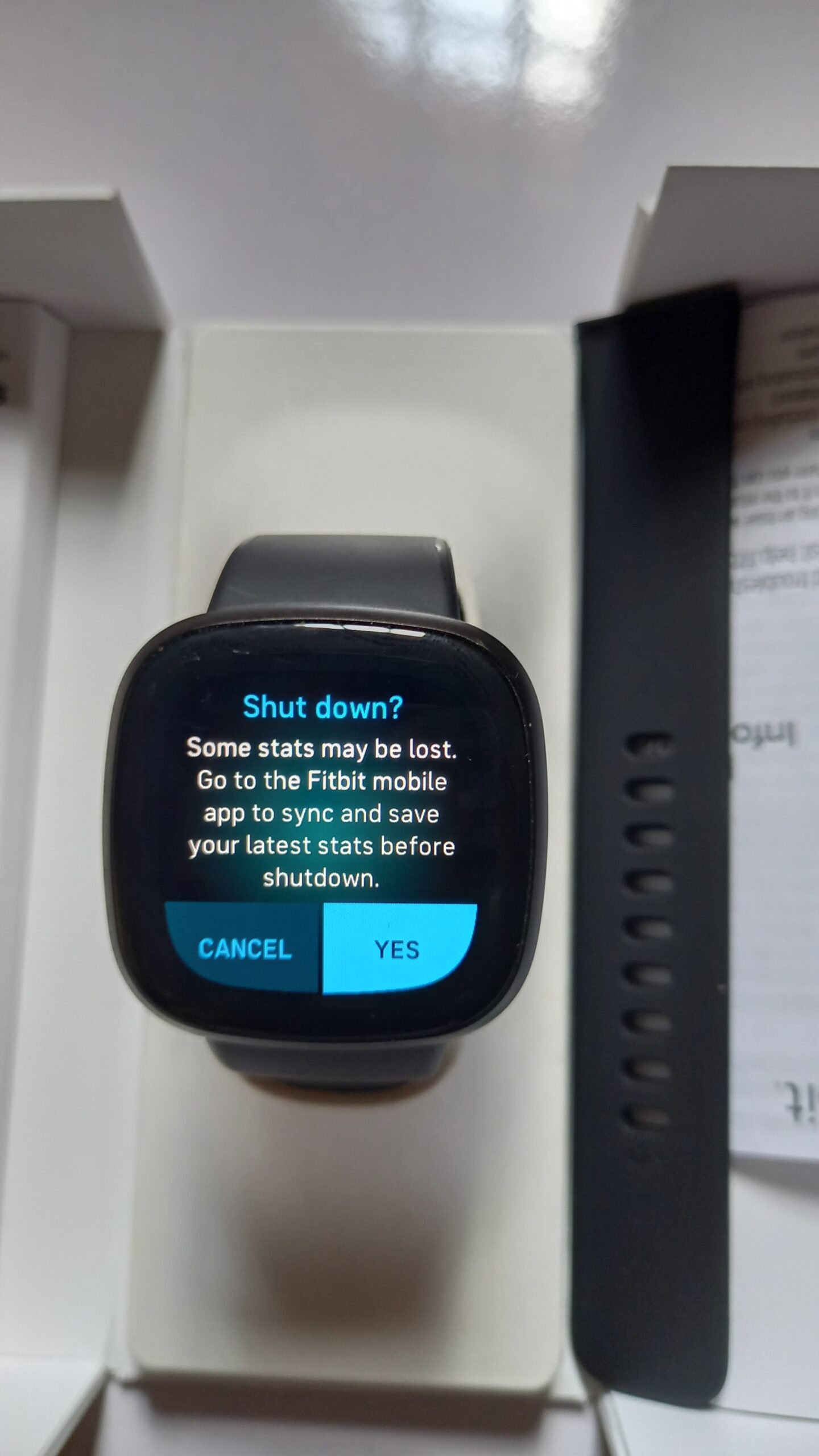 How to turn off and Turn on Fitbit Versa 3 or Sense