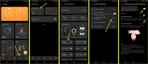 How to track heart rate with Huawei Band 7