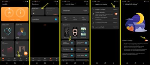 How to track sleep with Huawei Band 7