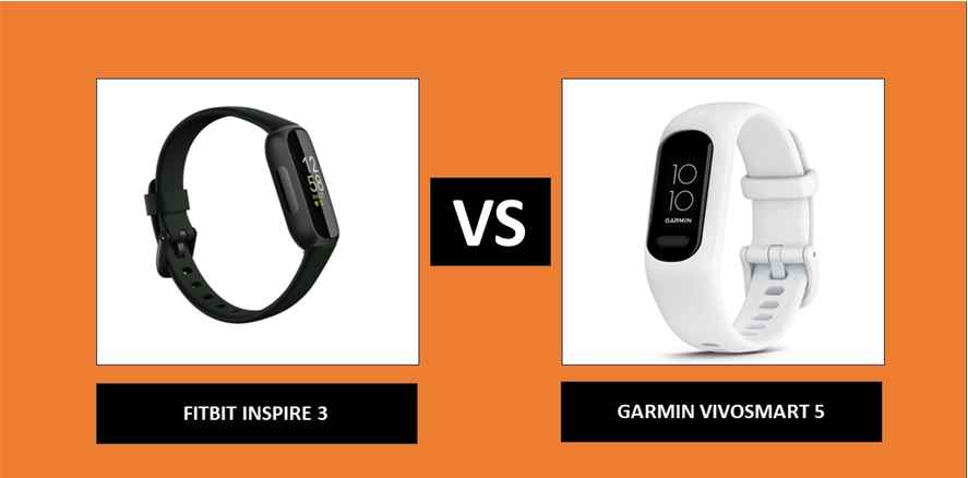 Fitbit Inspire 3 vs Garmin Vivosmart 5 - Which is Better?
